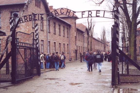 Auschwitz, entrée